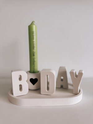 Geburtstags Set - B-Day mit Untersetzer