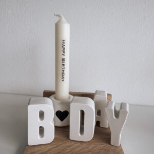 Geburtstags Set - B-Day mit Holz