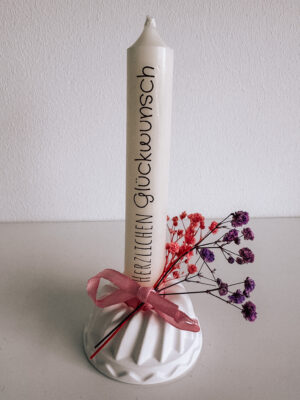 Geburtstags Set - Kuchen & Kerze