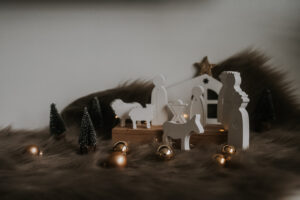 Weihnachtliche Krippe