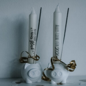 Neujahrs Glücksschweine