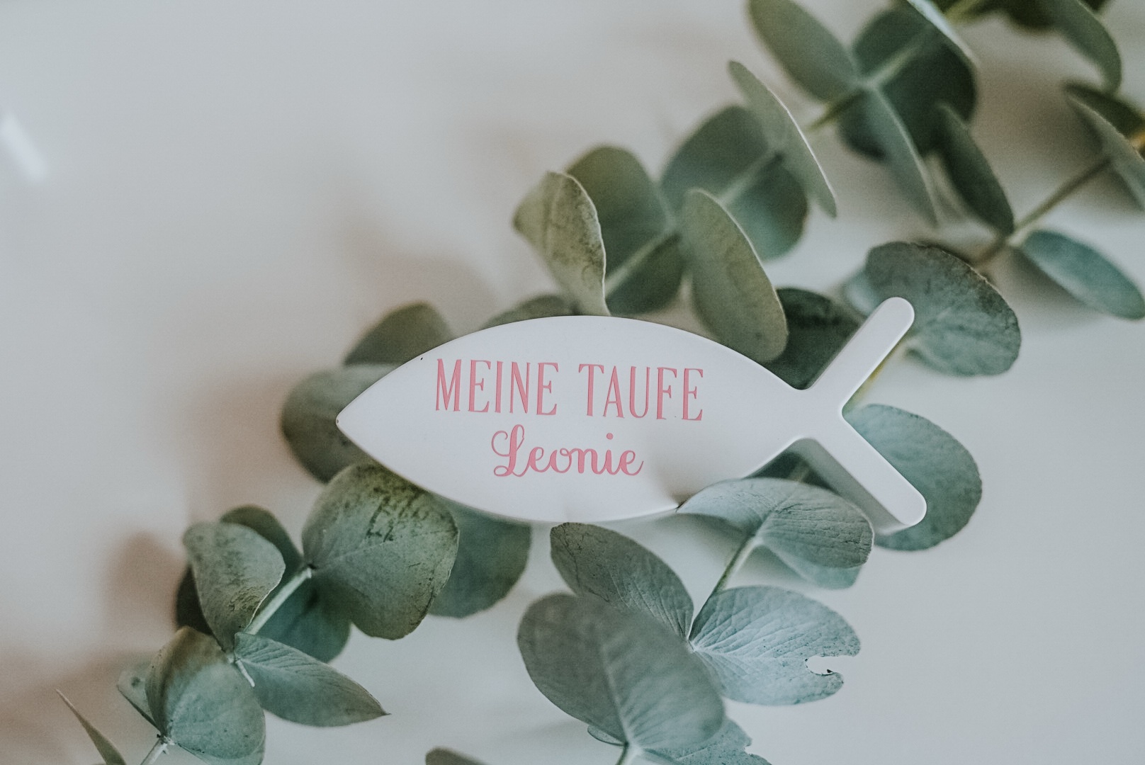 Fisch Dekoration zur Taufe, Kommunion, Konfirmation