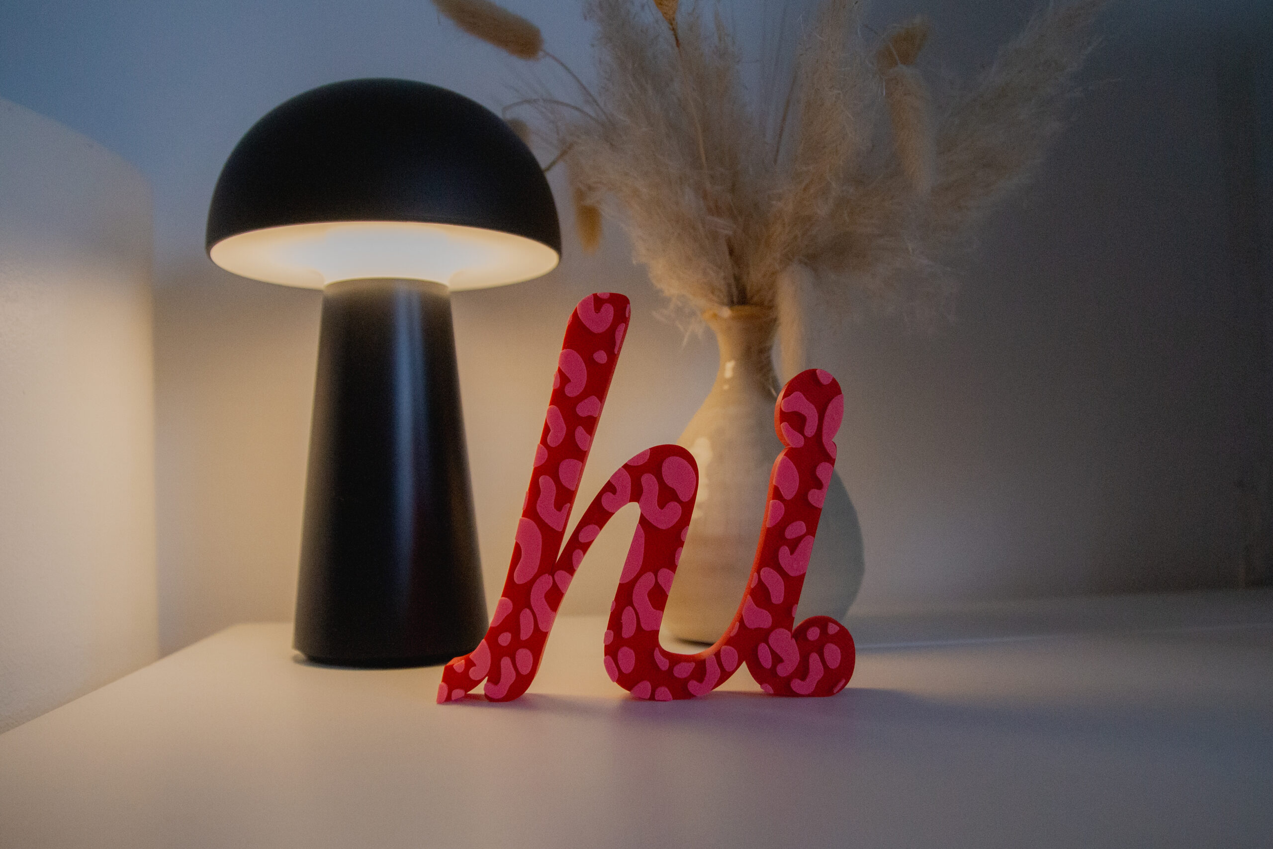 3D Druck – Hi in Leo Muster