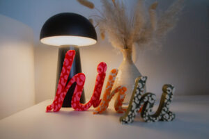 3D Druck - Hi in Leo Muster