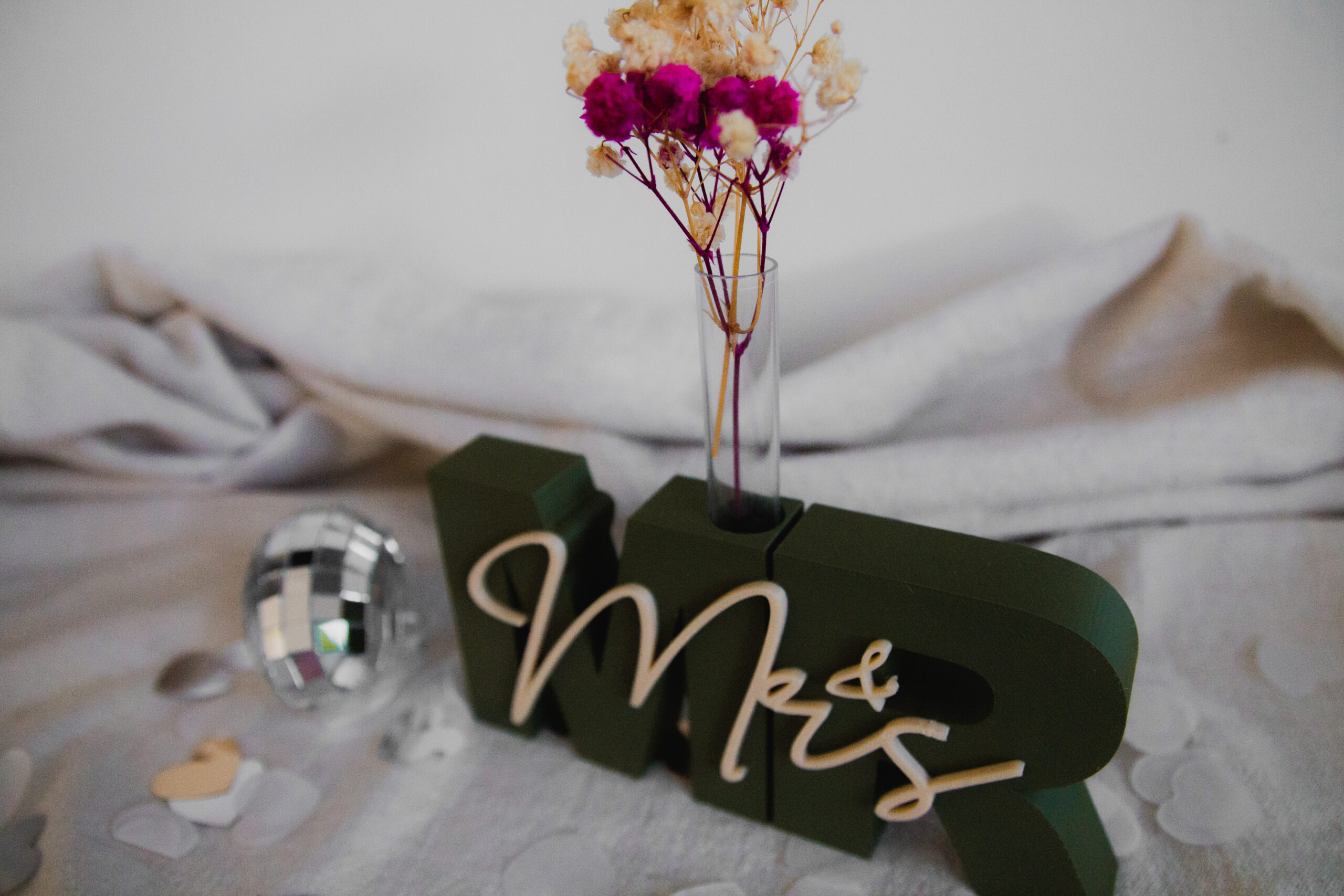 3D Druck - Mr & Mrs Hochzeitsgeschenk – Bild 4