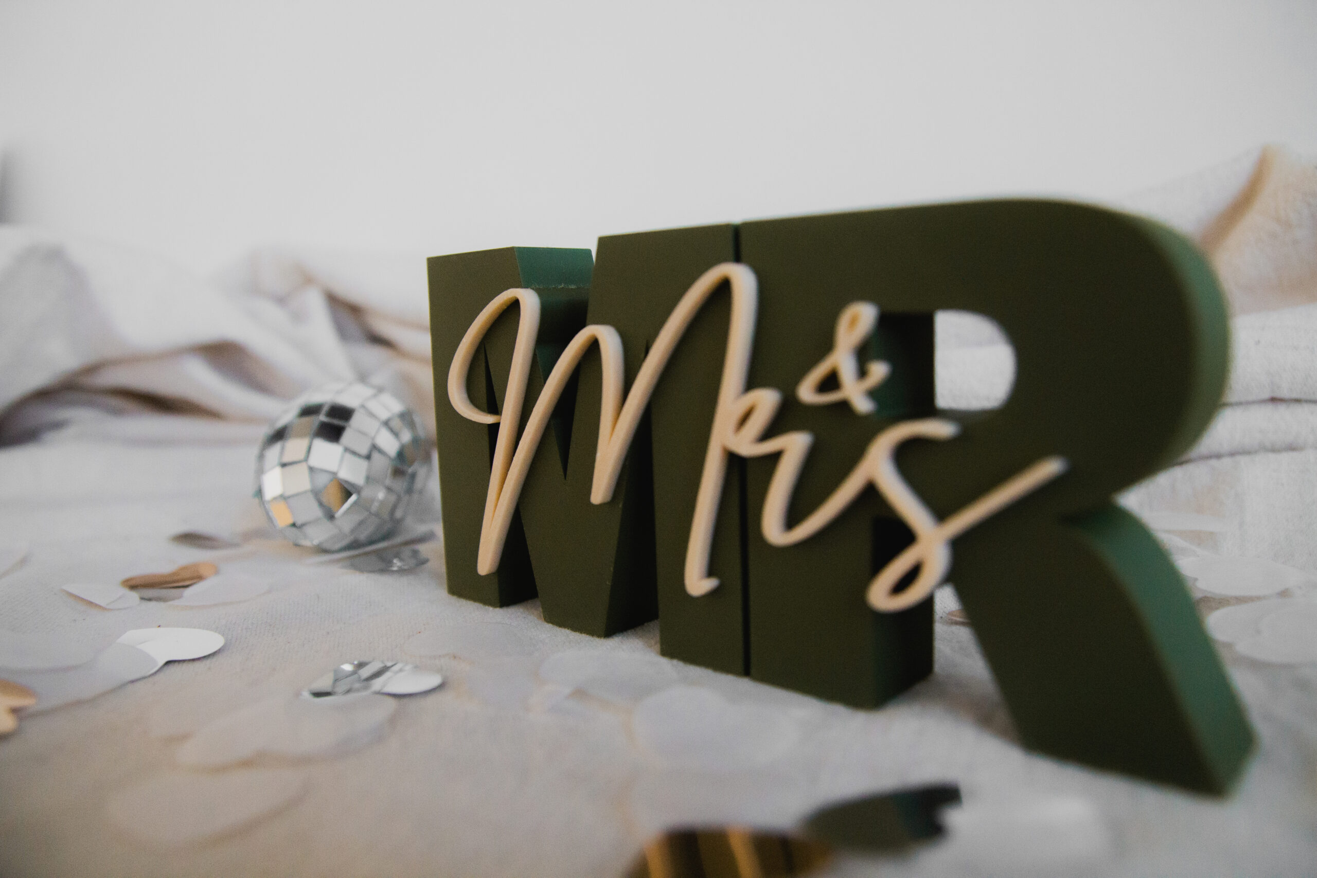 3D Druck - Mr & Mrs Hochzeitsgeschenk – Bild 6