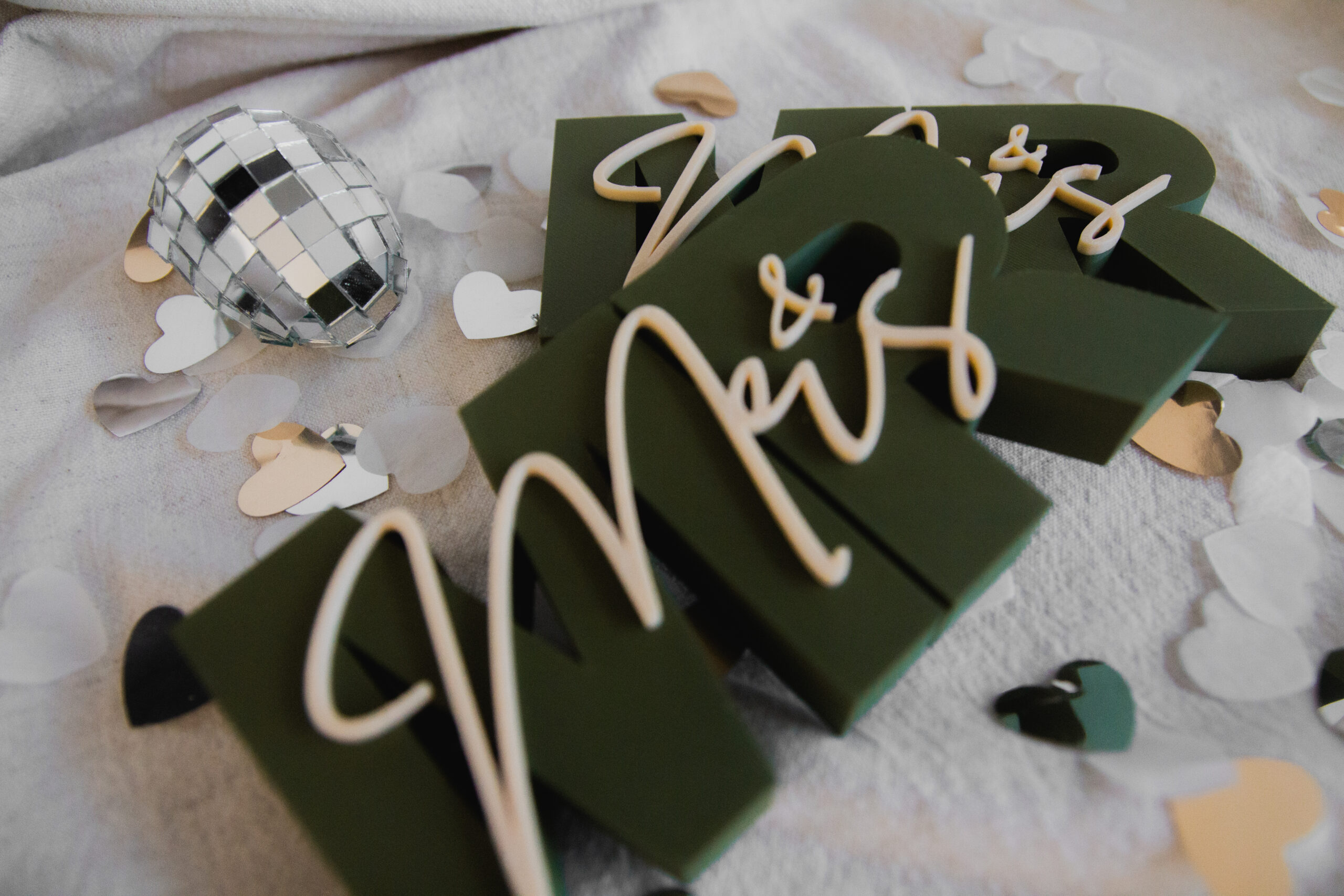 3D Druck - Mr & Mrs Hochzeitsgeschenk – Bild 7