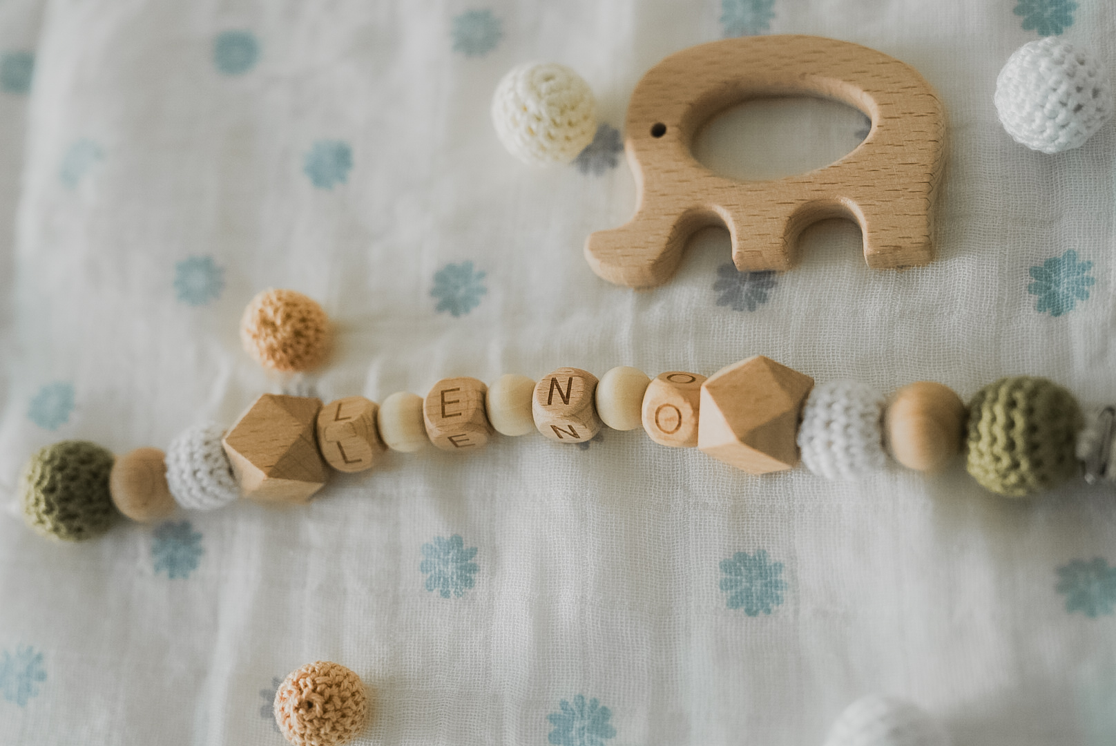 Schnullerkette personalisiert mit Namen – Bild 4