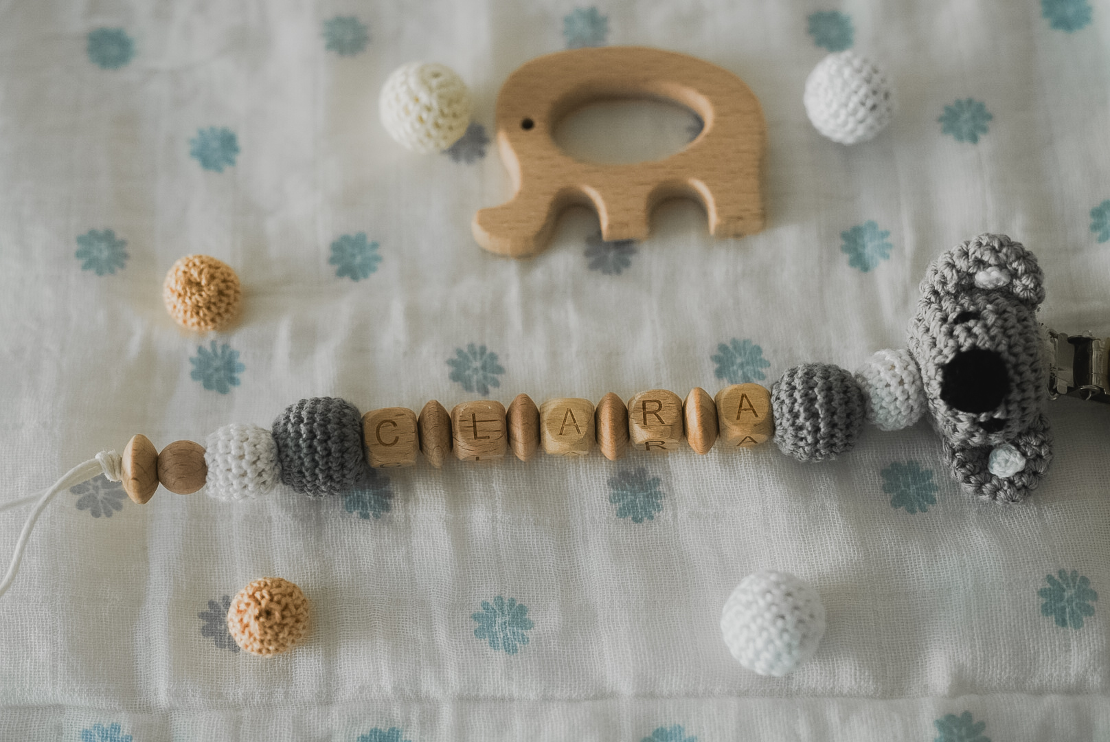 Schnullerkette personalisiert mit Namen – Bild 5