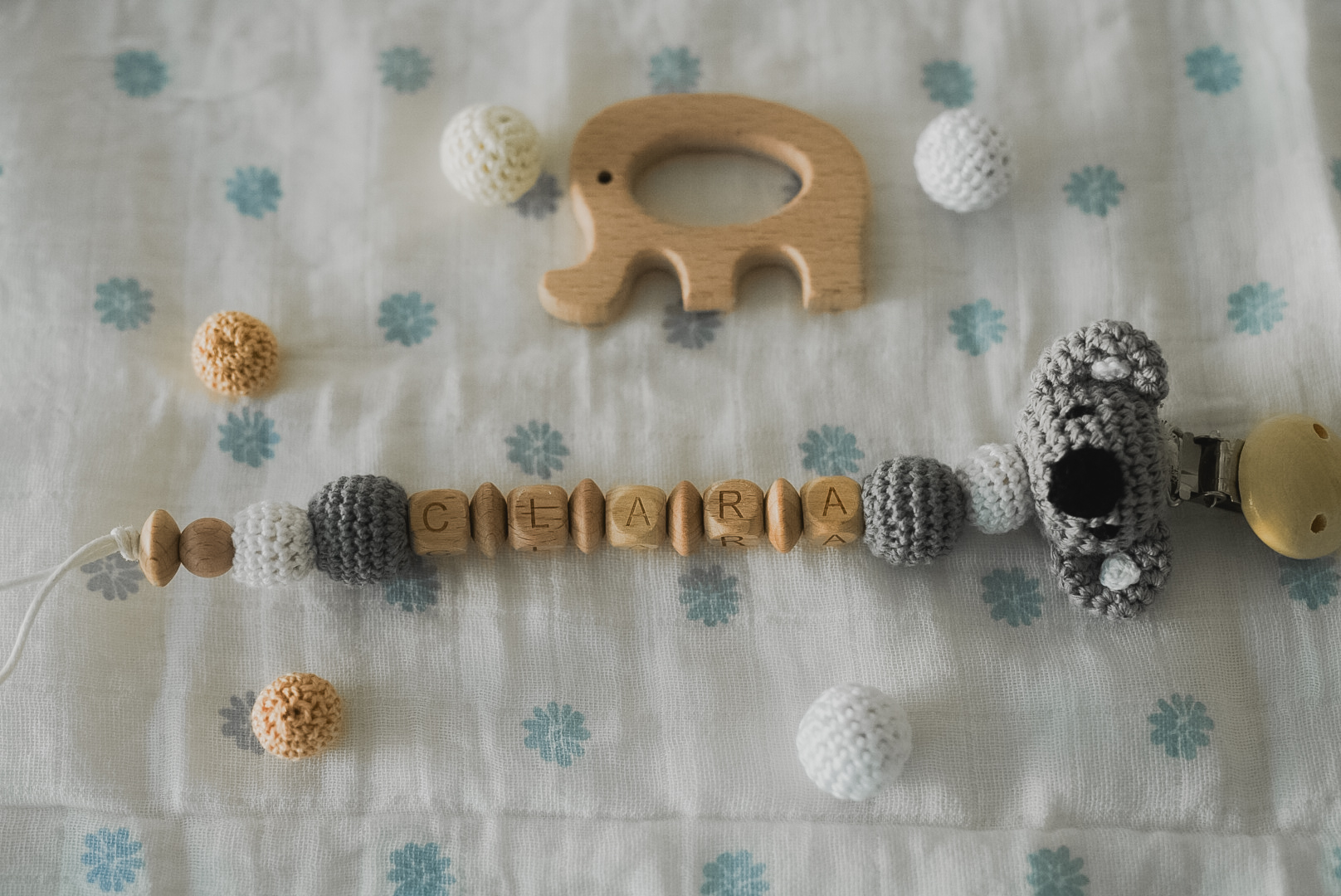 Schnullerkette personalisiert mit Namen – Bild 6