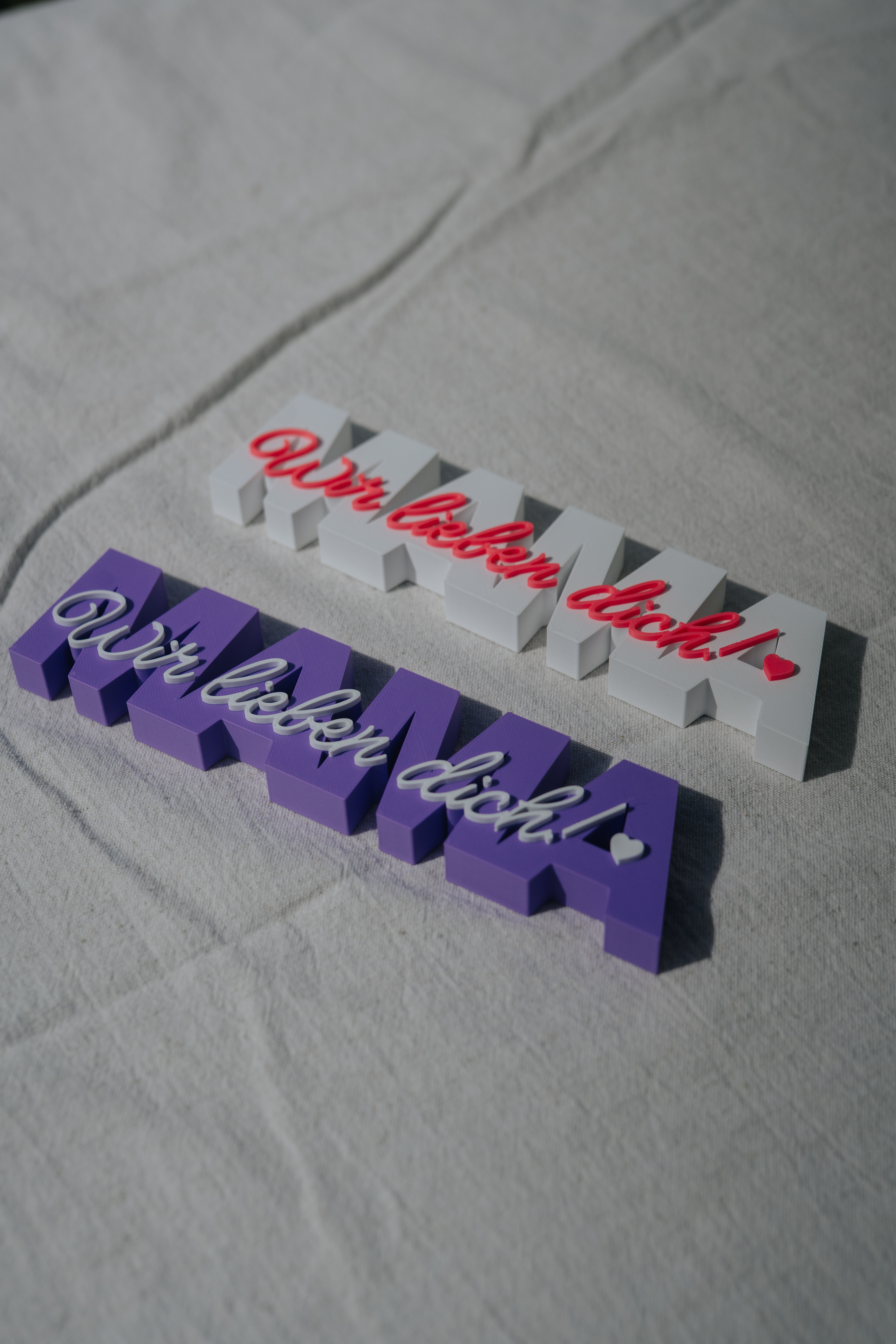 3D Druck - Mama Schriftzug zum Muttertag – Bild 3