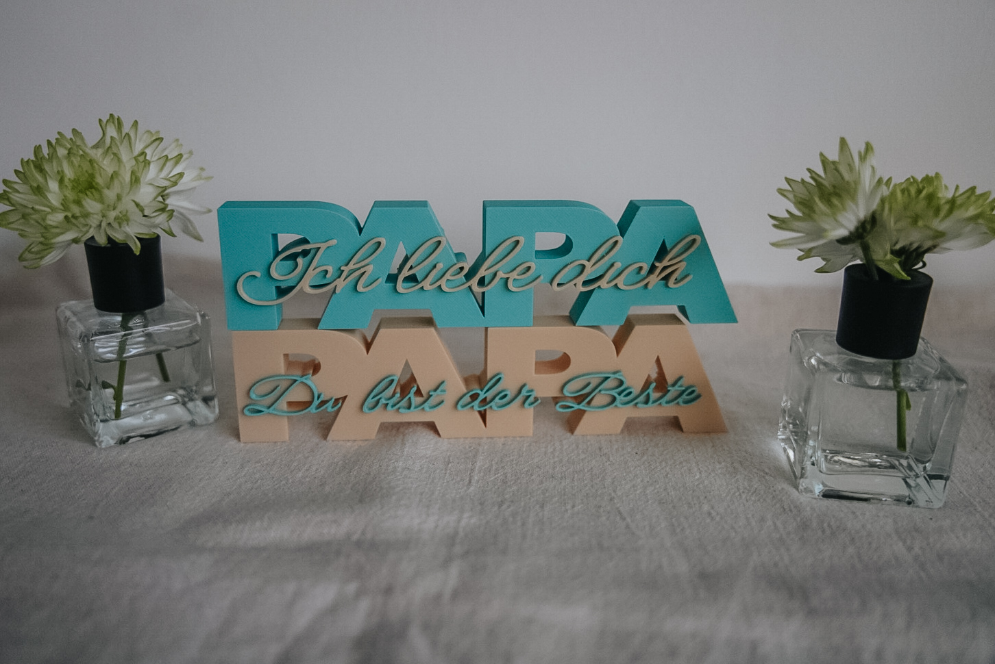 3D Druck – Papa Schriftzug zum Vatertag