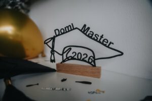 Personalisierter Abschluss-Schriftzug mit Name & Jahr 🎓 (3D Druck)
