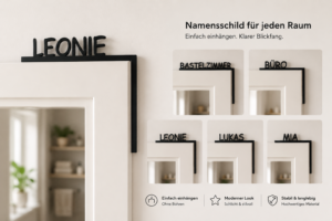 Türrahmen Schild personalisiert