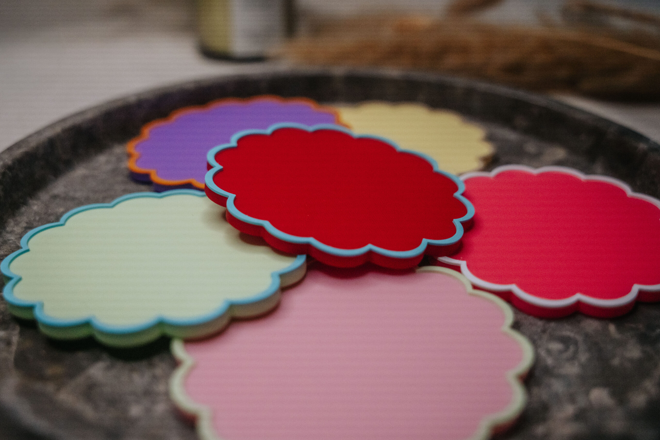 Moderne Untersetzer als Blume aus dem 3D Drucker – Bild 4