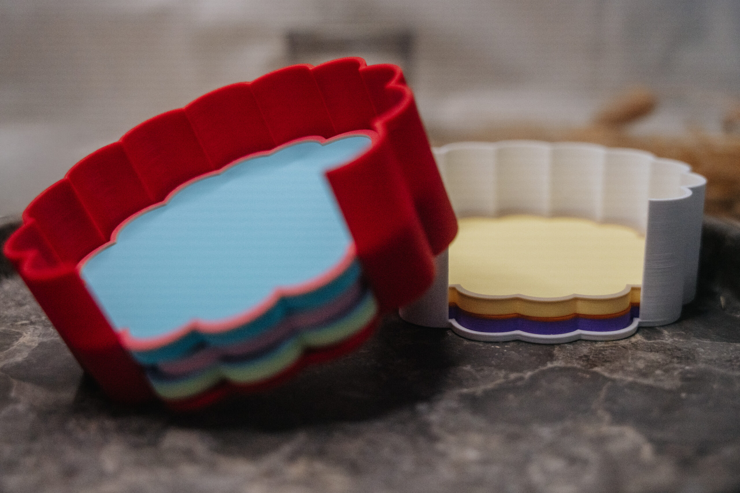 Moderne Untersetzer als Blume aus dem 3D Drucker – Bild 5