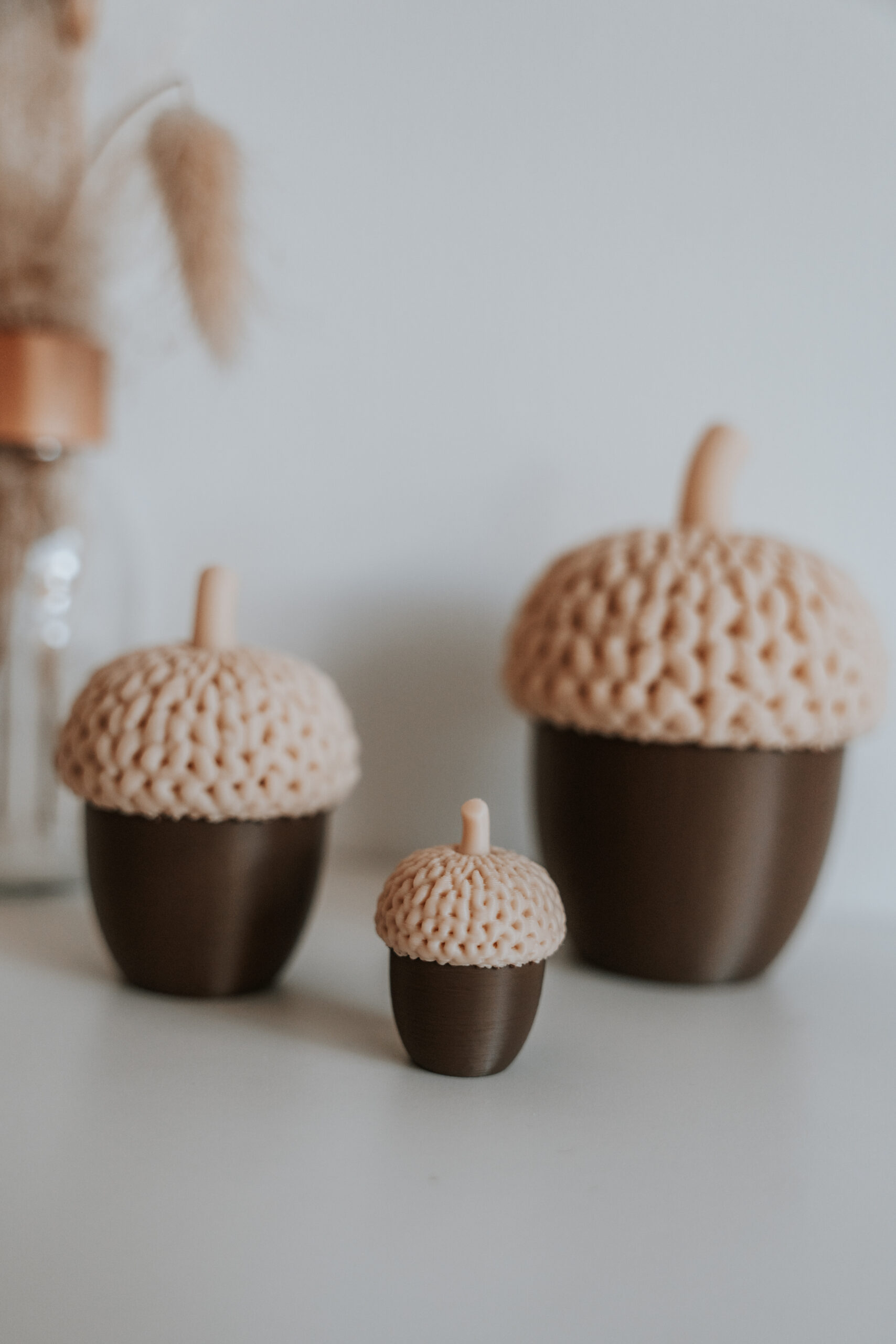 Eichel Deko „Herbstliebe“ – 3D gedruckte Herbstdeko – Bild 2