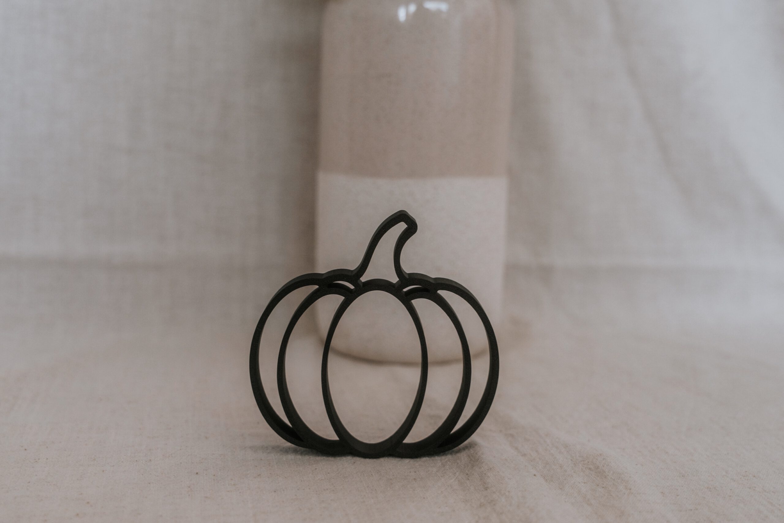 Kürbis Deko „Pumpkin Family“ – minimalistische 3D Herbstdeko – Bild 5