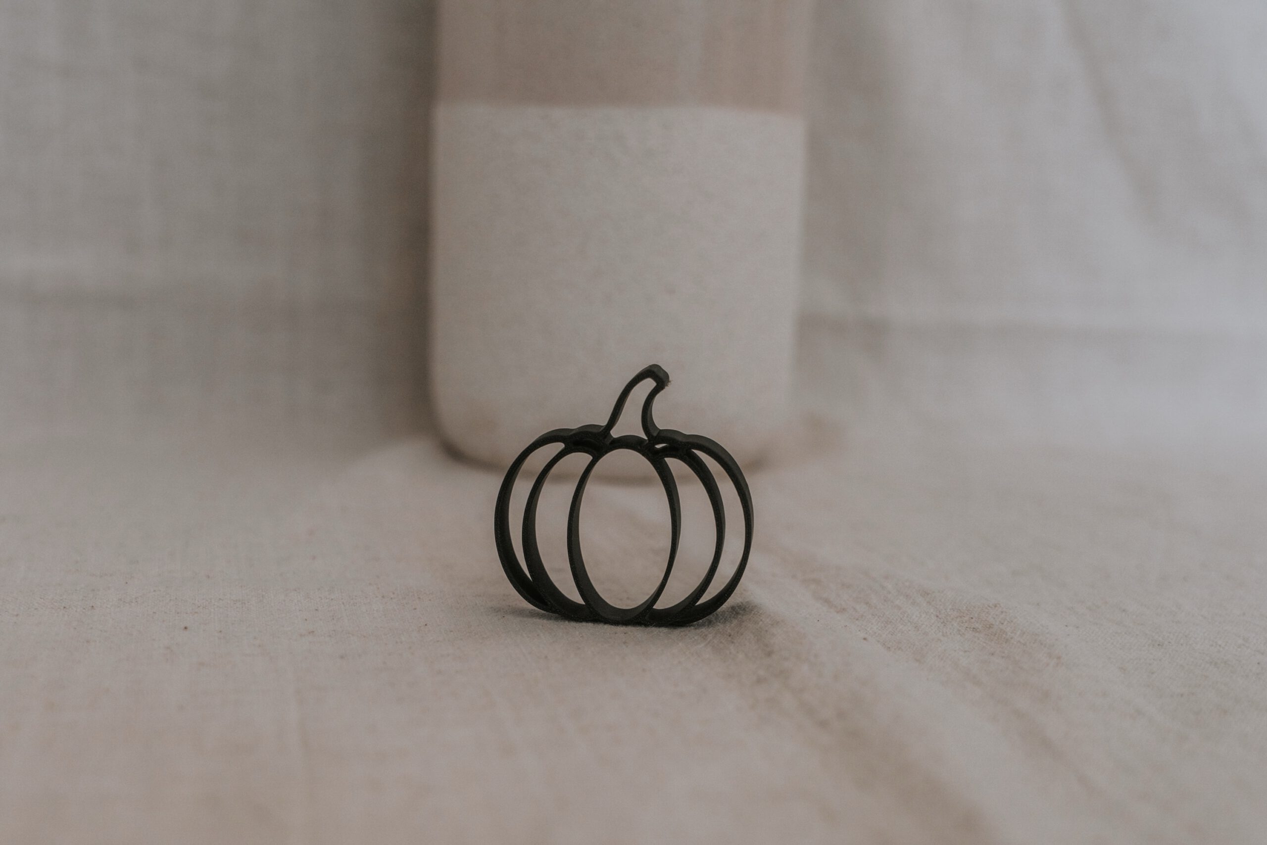 Kürbis Deko „Pumpkin Family“ – minimalistische 3D Herbstdeko – Bild 4