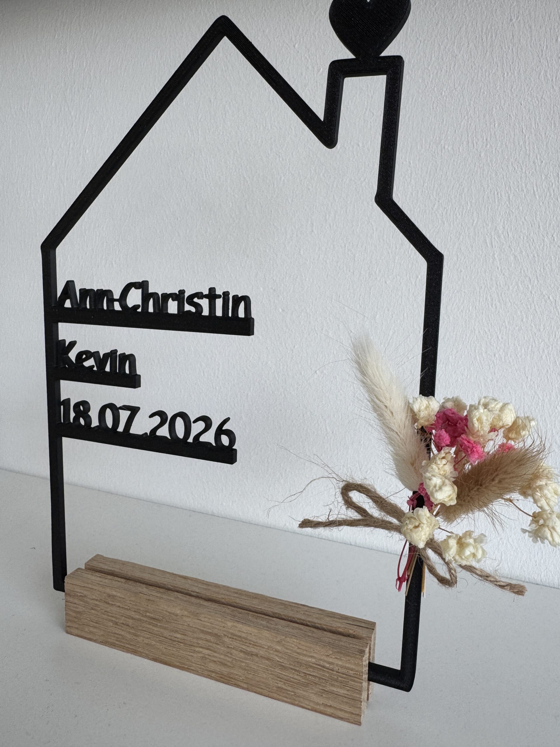„Unser Zuhause“ – personalisierte Haus-Deko zum Einzug – Bild 2